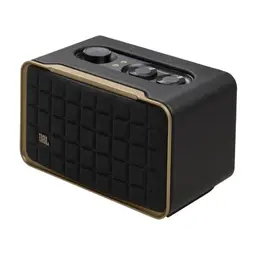 JBL Authentics 200 Smart Home Lautsprecher – Retro Bluetooth Box mit Google Assistant und Alexa – Schwarz