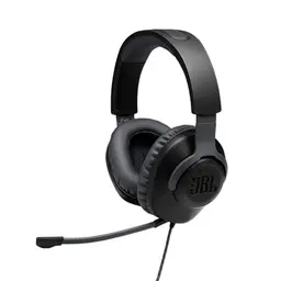 JBL Quantum 100 Over-Ear Gaming Headset mit Mikrofon, kabelgebunden, kompatibel, schwarz