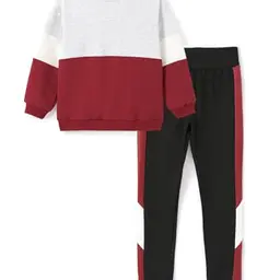 PATPAT Mädchen Bekleidungsset: Sweatshirt & Pants, Herbst/Winter, Lässige Mode, Rot, für 12-13 Jahre, 152-158 cm