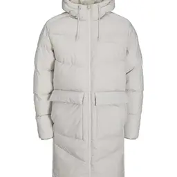 Herren Jorvesterbro Long Puffer Jacke, Moonbeam, XXL