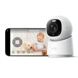 eufy E30 Innenkamera – 4K Überwachungskamera mit Auto-Tracking, Farb-Nachtsicht und 360° Schwenken