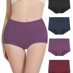 Bobelle Wear Damen Boxershorts Hoch geschnitten 4er Pack (Multicolor, XL)