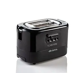 Ariete 159 Toastime Toaster für 2 Scheiben mit Auftau- und Aufwärmfunktion, Edelstahl