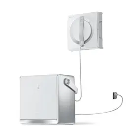 ECOVACS WINBOT W2 PRO Fensterputzroboter mit Multifunktionsstation und 3-Düsen-Sprühkopf, Weiß