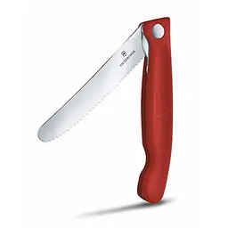 Victorinox Swiss Classic Gemüsemesser, 11 cm, scharfe rot Klinge