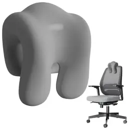 Peelanmall Bürostuhl Kopfstütze mit Memory Foam, ergonomisch, nachrüstbar, für Schreibtisch- und Drehstühle, grau