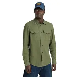 G-STAR RAW Herren Slim Hemd, Marine, S