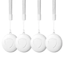 AIYATO GPS Tracker 4-Pack - Smart Tag für Apple Wo ist? (iOS), Wasserdichter Bluetooth-Schlüsselfinder für Geldbörse und Gepäck