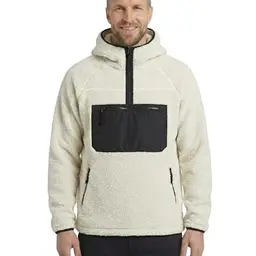 Brandit Teddyfleece Work Pullover, Weiß, Größe XL