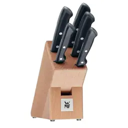 WMF Classic Line 6-teiliges Messer-Set im Birkenholz-Messerblock