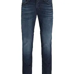 JACK & JONES Herren Slim Jeans in Blau, 32W / 30L