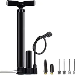 SZSHIMAO Standluftpumpe für alle Ventile & Adaptern - Fahrradpumpe und Ballpumpe für Sportbälle