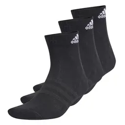 adidas Kinder Sportsocken 3 Paar, Schwarz/Weiß, 5-6 Jahre