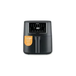 Severin Heißluftfritteuse Single XXL, 7L, Touch-Display, 11 Programme, Antihaft, 1700W, schwarz