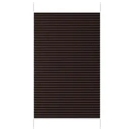 Sekey Plissee Klemmfix 60 cm, Lichtdurchlässiger Sonnenschutz, 60 x 130 cm, Mokka