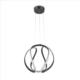 Paco Home Pendelleuchte für Esstisch und Wohnzimmer, modern und stylisch, schwarz-weiß