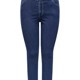 ONLY CARMAKOMA Damen Carhush Mid Skinny Jeans, Dunkelblau, 46W x 32L