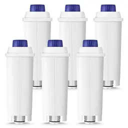 Molifal Wasserfilter für Delonghi Kaffeevollautomaten, 6 Stück