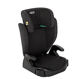 Graco Junior Maxi™ i-Size Kindersitz, 100–150 cm, höhenverstellbare Kopfstütze und Armlehnen, mit Getränkehalter, Midnight