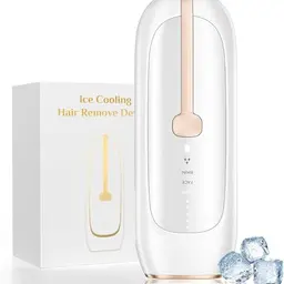IPL Haarentfernung mit Saphir-Eis-Kühlung, 15 Energielevel, schmerzfrei, für Bikini, Körper & Achseln – Damen & Herren