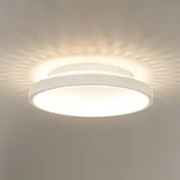 Kuwork LED Deckenlampe Rund, 18W, 4000K, 20CM, Weiß - Ideal für Flur, Balkon, Küche und Badezimmer