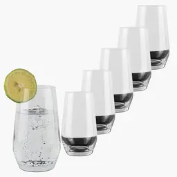 Sauerland GLAS Mara Trinkglas Set 6 Stück 400ml
