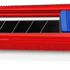 KNIPEX Universalmesser mit Stabilisierung, Klingenverriegelung und 18 mm Abbrechklinge