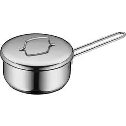 WMF Mini Stielkasserolle 16 cm, 1,2 l, Cromargan Edelstahl, stapelbar, ideal für kleine Portionen