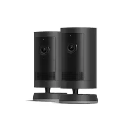 Ring Außenkamera Plus Akku | 2K Weitwinkelvideo | Kabellose Sicherheitskamera für den Außenbereich | 30 Tage Gratis Ring Home-Abonnement | 2 Kameras
