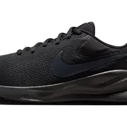 Nike Revolution 7 Herren Straßenlaufschuhe - Schwarz/Off Noir, Größe 42 EU (8.5 US)