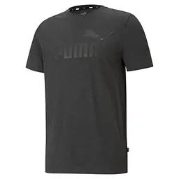 Puma Herren ESS T-Shirt, Dunkelgrau Heather, Größe M