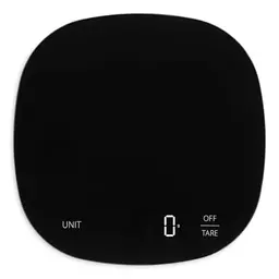 ADE Digitale Küchenwaage 15 kg, großes Display mit Leuchtziffern, inkl. Batterien, schwarzes Design