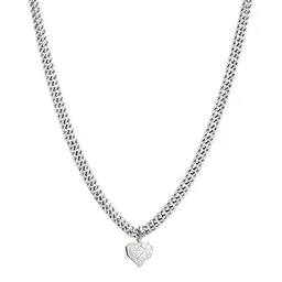 LIEBESKIND Broken Heart Halskette aus Edelstahl