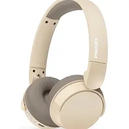 PHILIPS TAH3209BG Kabellose Bluetooth-Kopfhörer, 25 Std. Akku, Geräuschisolierung, dynamic Bass, USB-C, beige