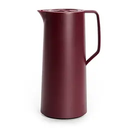 Emsa Motiva Isolierkanne, 1 Liter, weinrot, Nordisches Design, Made in Germany