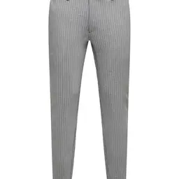 ONLY & SONS Herren Onsmark Pant Streifen, Light Grey Melange, 28W 34L