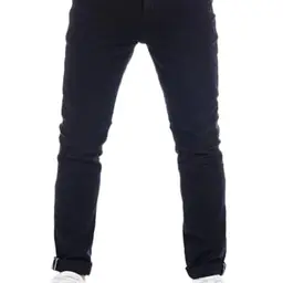 DENIMFY Herren Jeans Stretch Straight Fit Schwarz, Größe: 38W / 30L