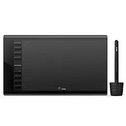 Ugee M708 Zeichentablett, 10 x 6 Zoll, 8192 Druckstufen, Grafiktablett für PC (Win/Mac/Chrome OS/Linux)