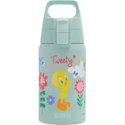 SIGG Edelstahl Trinkflasche Kinder SHIELD ONE Tweety | 0,5 L | BPA-frei | Hellblau