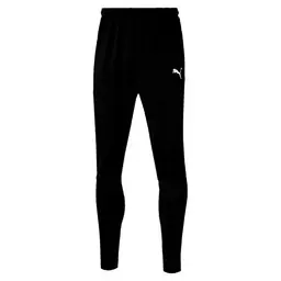 PUMA Herren Liga Pro Jogginghose, Schwarz-Weiß, Größe S