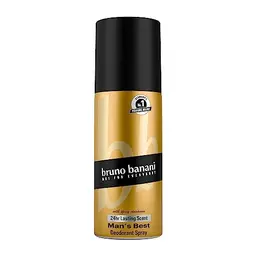 Bruno Banani Man's Best Deo-Bodyspray, 150 ml, sinnlich-orientalischer Herrenduft, 24h langanhaltend