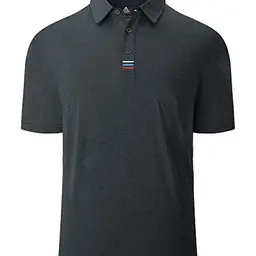 igeekwell Herren Poloshirt Kurzarm Atmungsaktiv Schnelltrocknend Sportlich Einfarbig