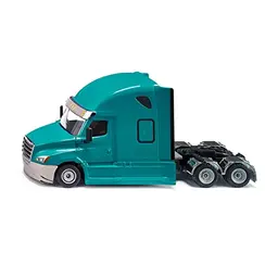 Siku 2717 Freightliner Cascadia Spielzeug-Zugmaschine, 1:50, Blau, mit kabelloser Motorhaube und Kupplung, kompatibel mit SIKU SUPER-Aufliegern