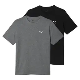 PUMA Herren T-Shirt 2er-Pack ESS Logo Tee