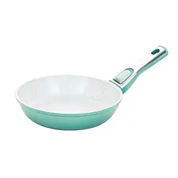 Genius Cerafit Revolution 20cm Keramik-Antihaftpfanne, induktionsgeeignet, spülmaschinenfest, abnehmbarer Griff, türkise Farbe