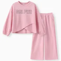 PATPAT Bekleidungsset für Mädchen, Langarm T-Shirt & Hosen, Activewear 5-14 Jahre, Kinderkleidung 134-140 cm