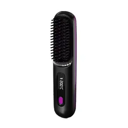 3-in-1 Glättbürste & Stylingbürste für kurzes Haar - Kompakte Mini Haarbürste für Reisen
