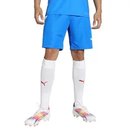 PUMA Herren Teamliga Shorts, Schwarz/Weiß, Größe 3XL