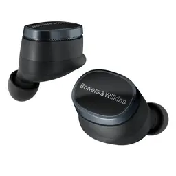 Bowers & Wilkins Pi8 True Wireless Kopfhörer mit Geräuschunterdrückung und Bluetooth – Anthrazit Schwarz