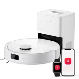 roborock Q10 X5+ Saugroboter mit Wischfunktion und Auto-Entleerungsstation, Weiß